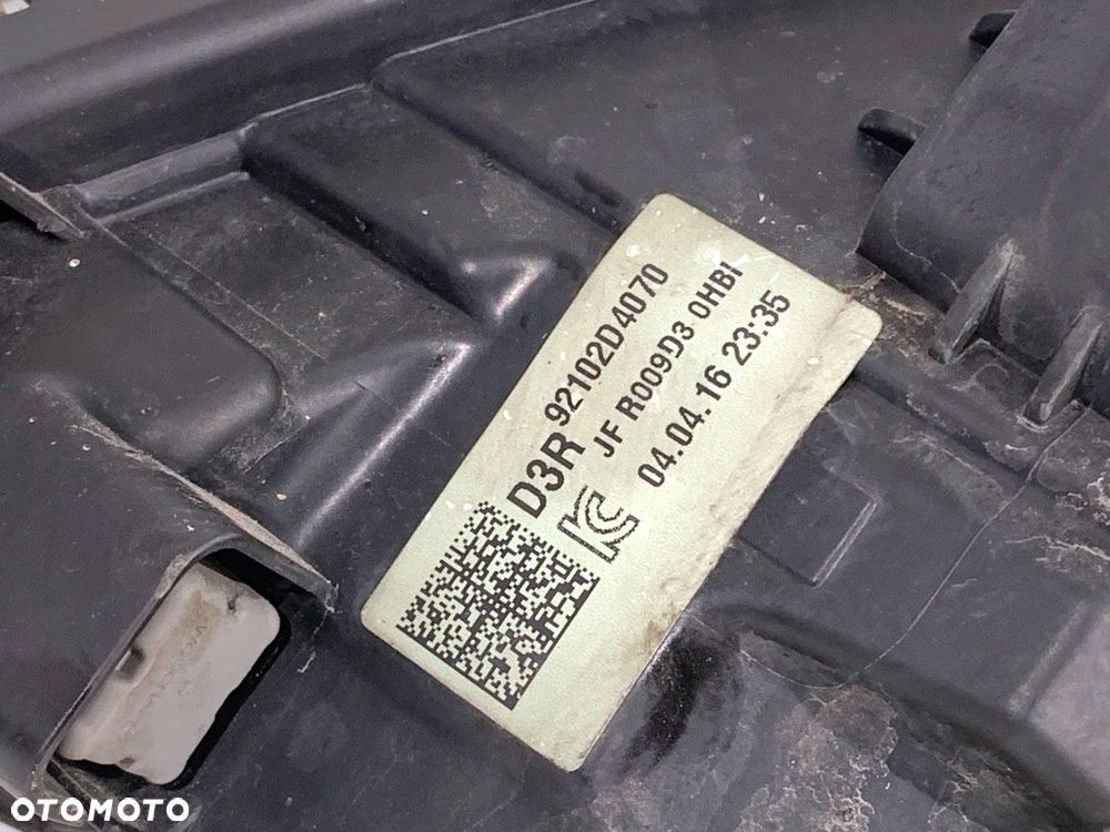 REFLEKTOR PRAWY PRZÓD XENON  KIA OPTIMA (JF) 2015 - 2022 1.7 CRDi 104 kW [141 KM] olej napędowy - 7