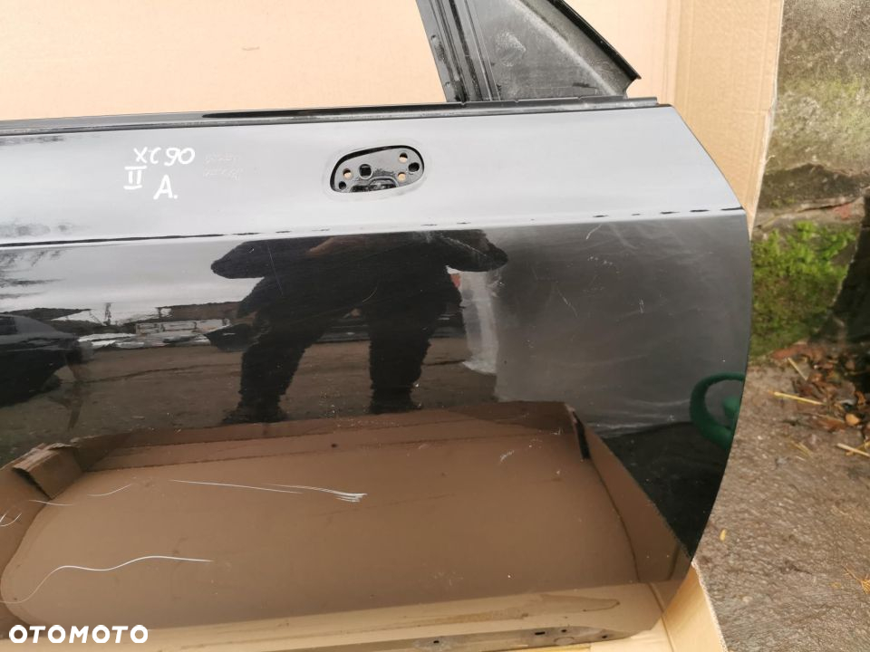 DRZWI PRZÓD PRZEDNIE PRAWE RH VOLVO XC90 II 2 14+ CZARNE ORYGINAŁ - 4