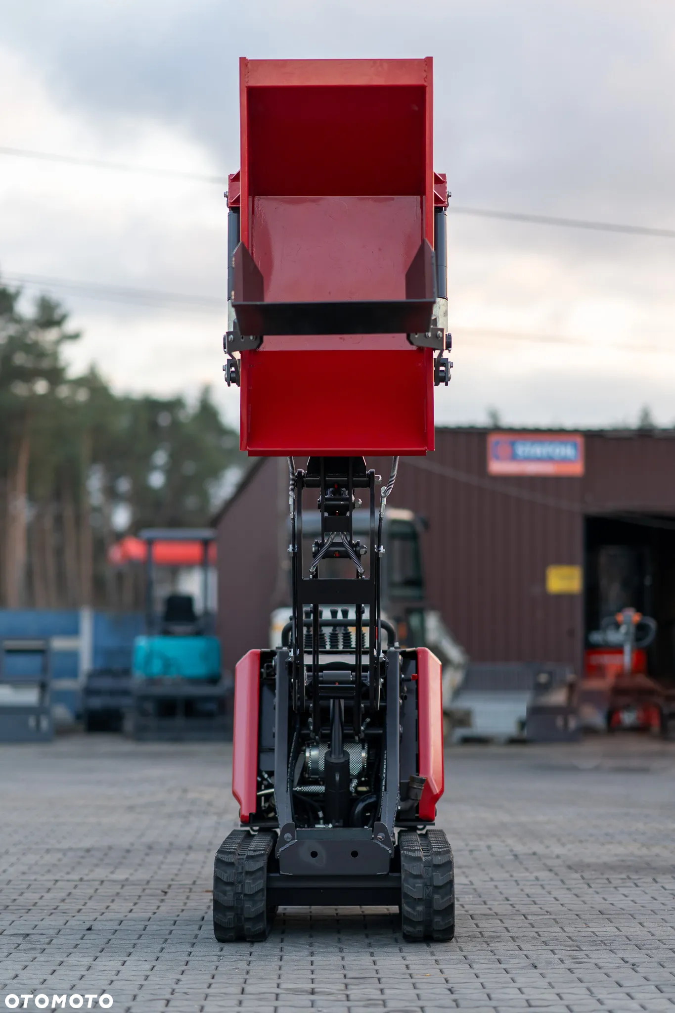 Kingway Gąsienicowa Taczka spalinowa silnik KUBOTA 850 kg - 19