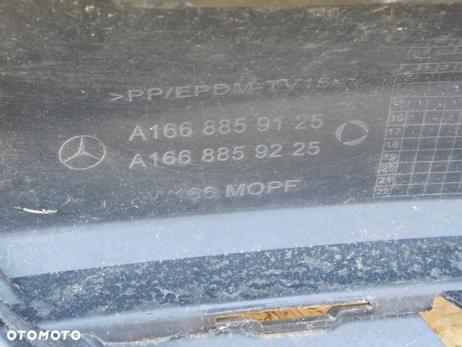 MERCEDES W166 166 GLE 15-18 zderzak przedni przód - 10