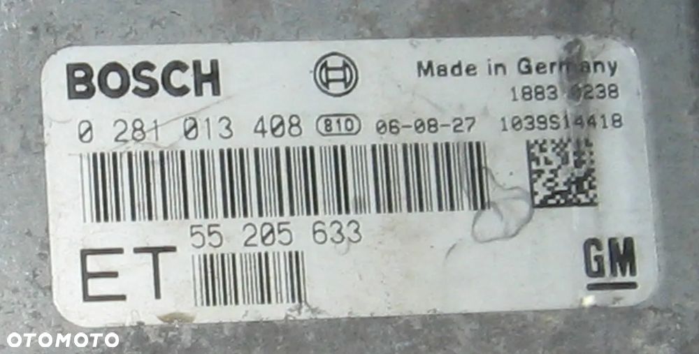 sterownik silnika VECTRA SIGNUM 1.9 CDTI 0281013408 0281011449 - 3