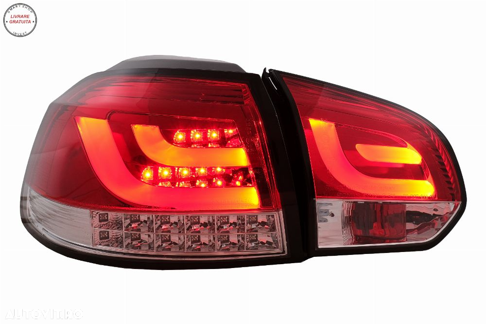 Stopuri LED VW Golf 6 VI Hatchback (2008-2013) Rosu Clar- livrare gratuita - 5