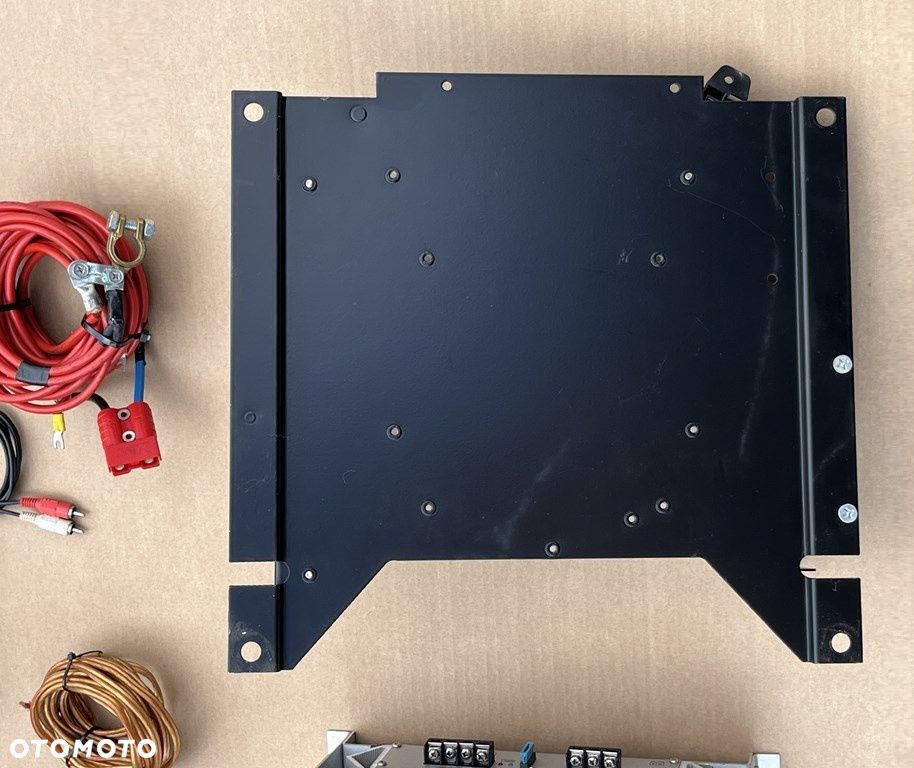 WZMACNIACZ SAMOCHODOWY KENWOOD KAC 644 MAGNAT THE ROCK 400 KABLE KOMPLET OKABLOWANIE - 4