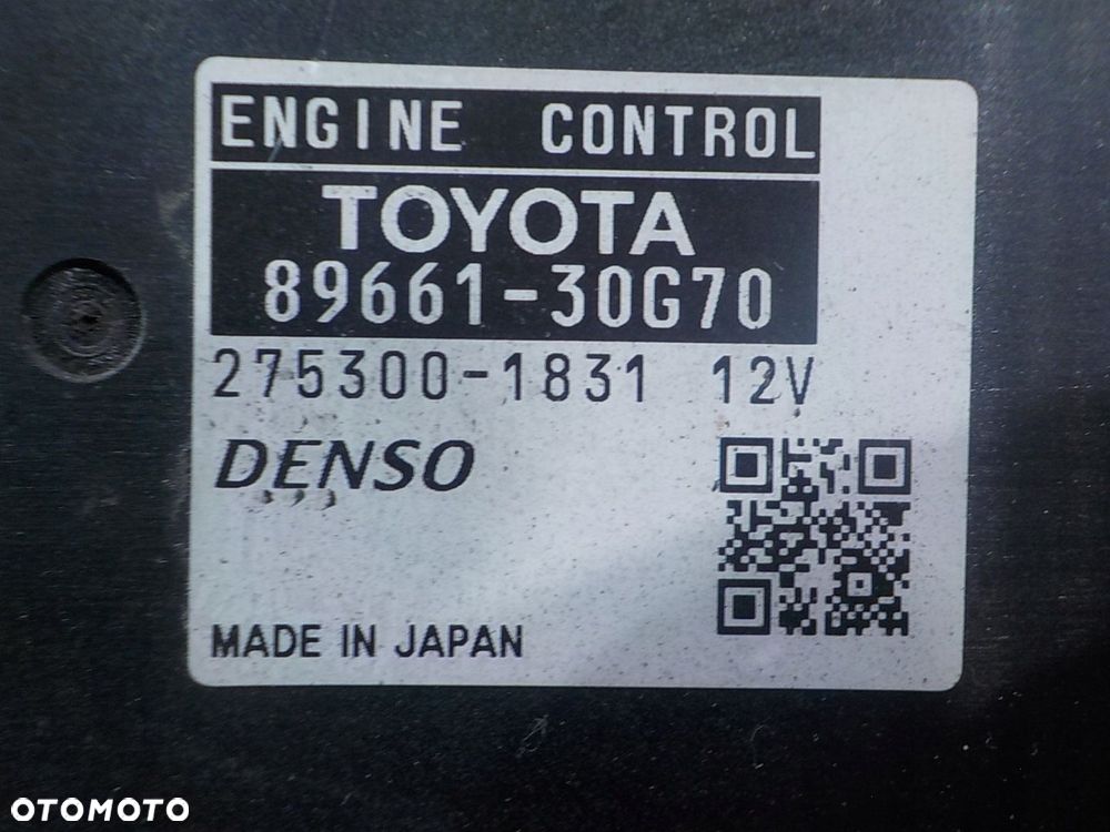LEXUS GS III LIFT 3.5 B AUT 08r 4D sterownik komputer silnika 89661-30G70 - 6