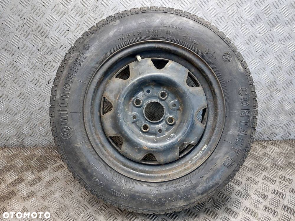 KOŁO FELGA OPONA ZAPAS 4x108 5,5Jx14 175/70R14 AUDI 80 431601025L - 1