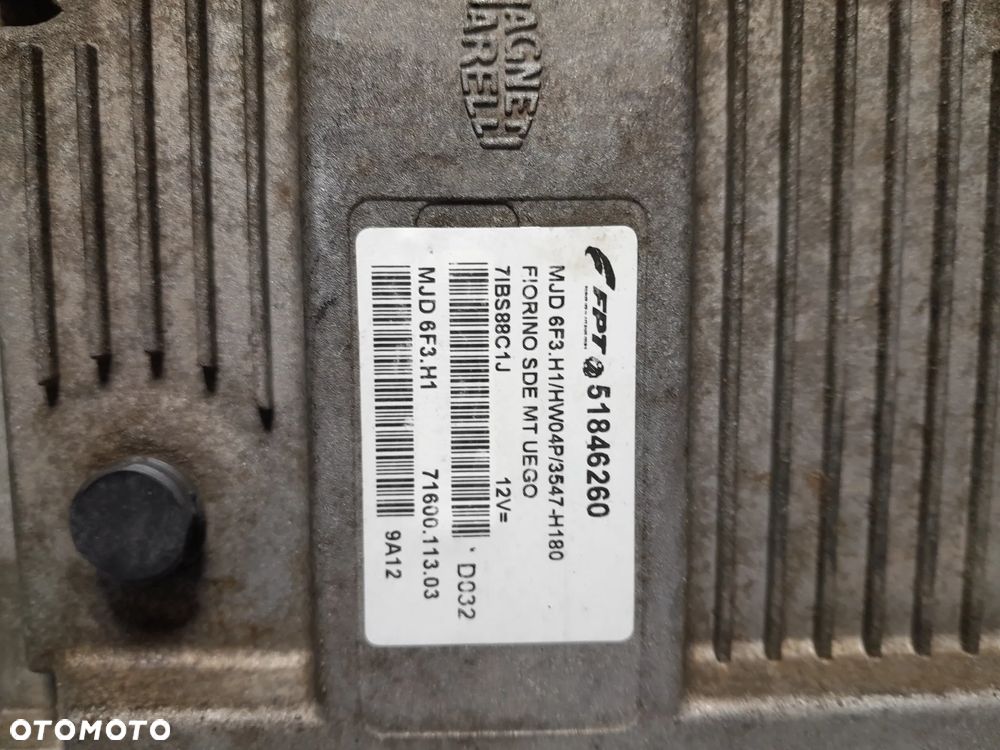 FIAT FIORINO KOMPUTER STEROWNIK SILNIKA 1.3 51846260 - 4