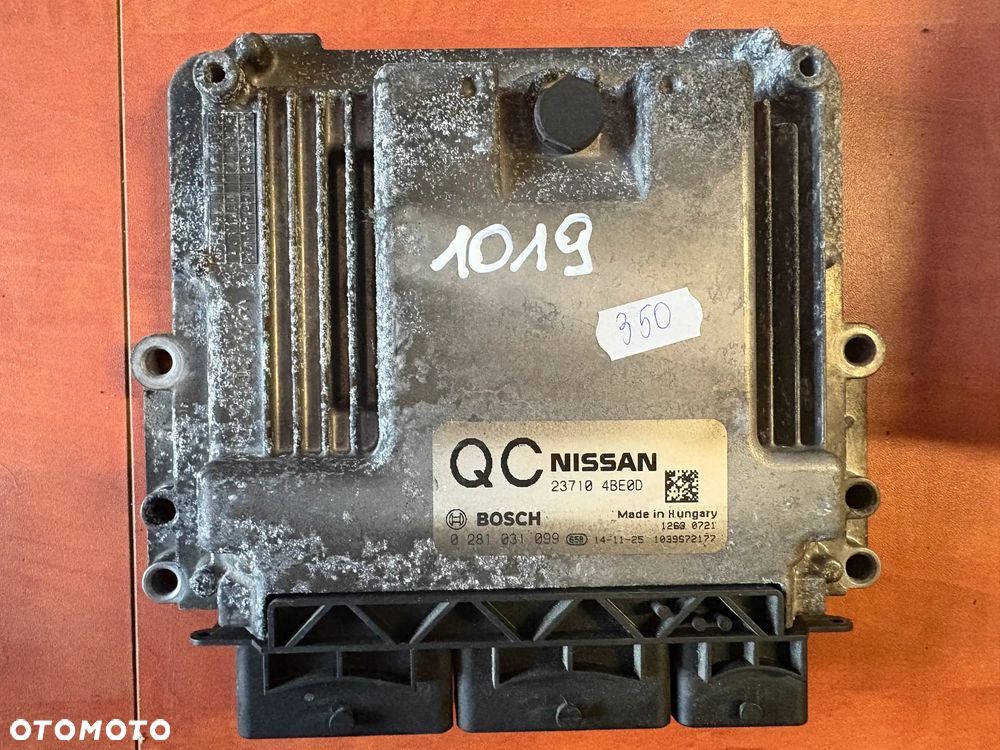 KOMPUTER STEROWNIK SILNIKA 237104BE0D 0281031099  NISSAN X-TRAIL III T32 1.6 DCI 14-21 - 1