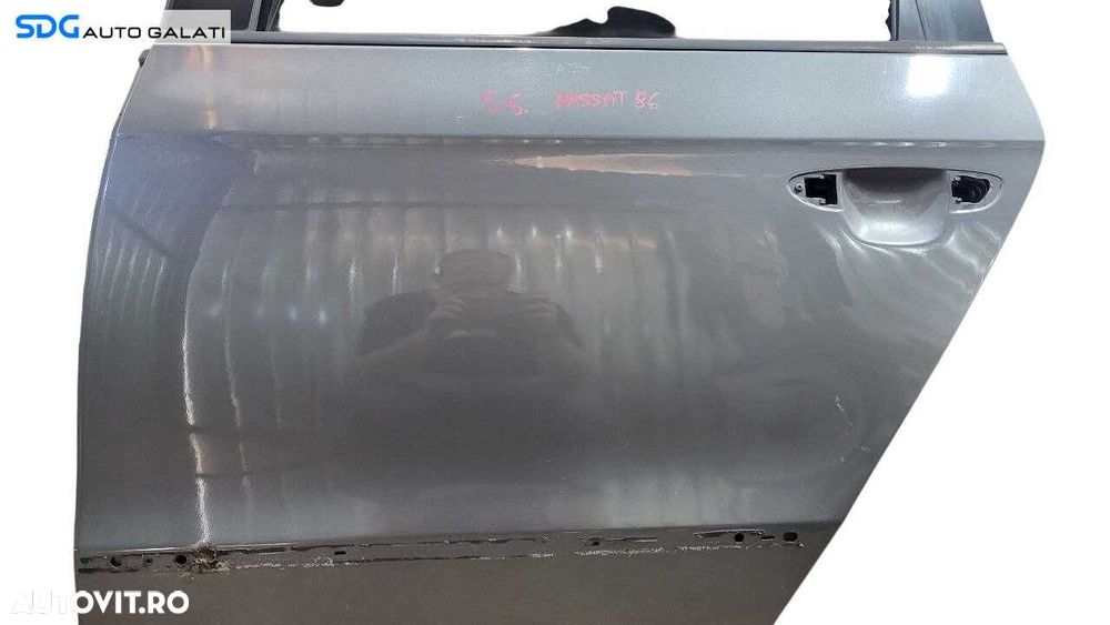 Usa Usi Portiera Portiere Stanga Spate Volkswagen Passat B6 Break Combi 2005 - 2010 (Inceput de Rugina) [LC2099] - 5