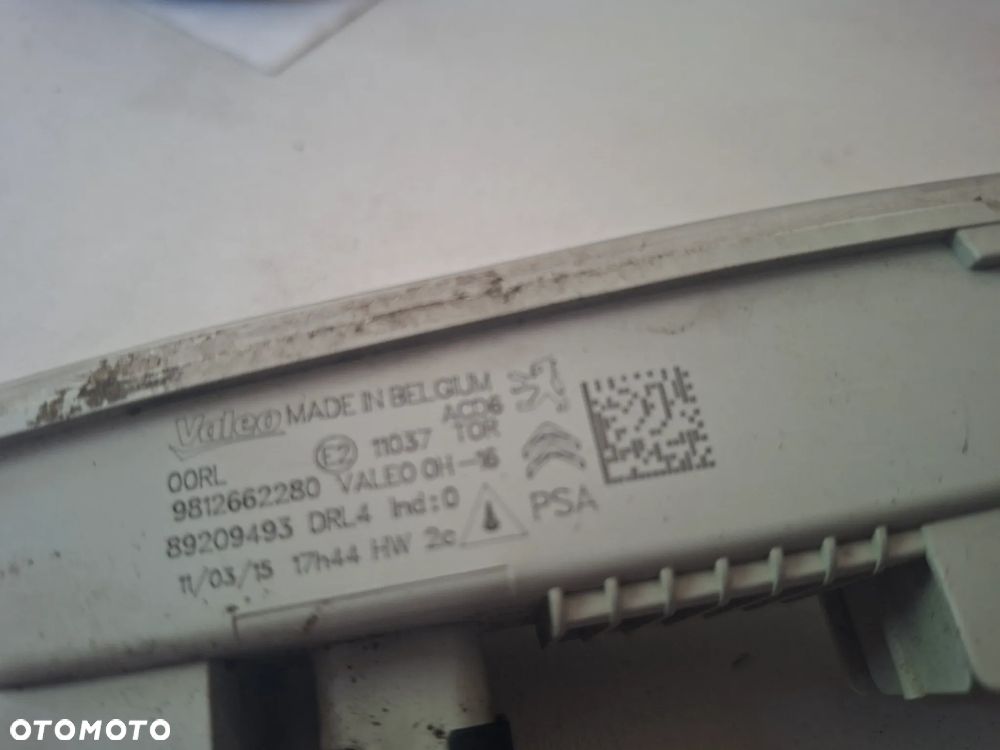 Światło do jazdy dziennej 9812662280 citroen opel peugeot - 3