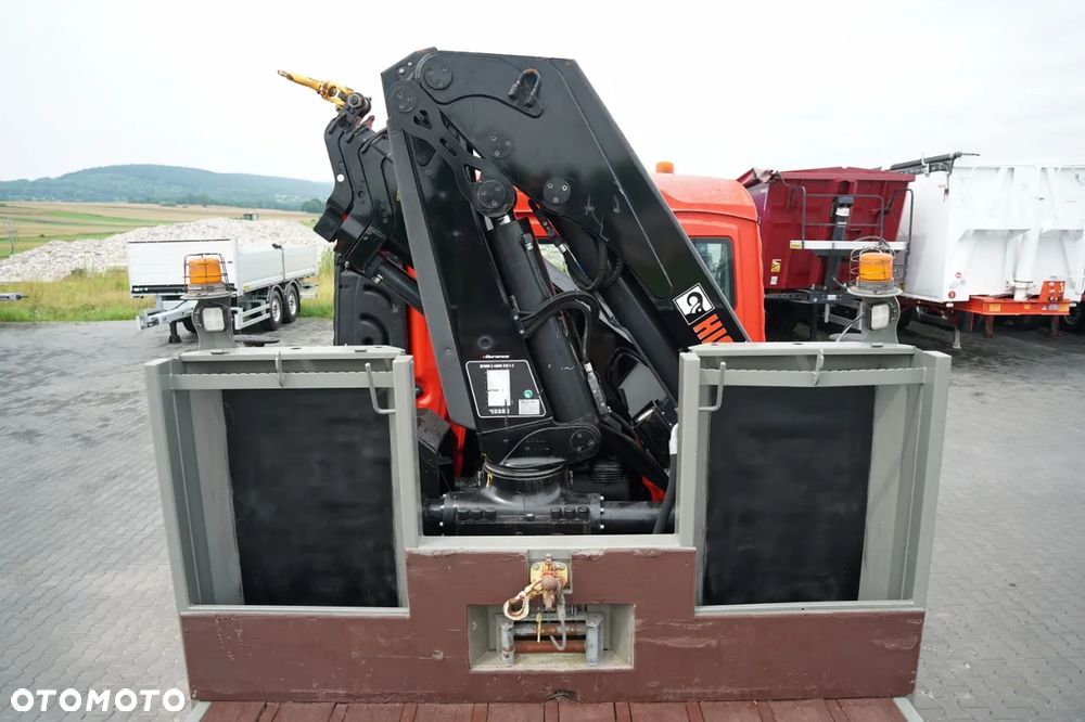 MAN TGS 35.360 / 8x2-4 / LAWETA + HDS HIAB 228 E-2 / OŚ PODNOSZONA /  NAJAZDY HYDRAULICZNE /  PILOT / WYCIĄGARKA / - 22