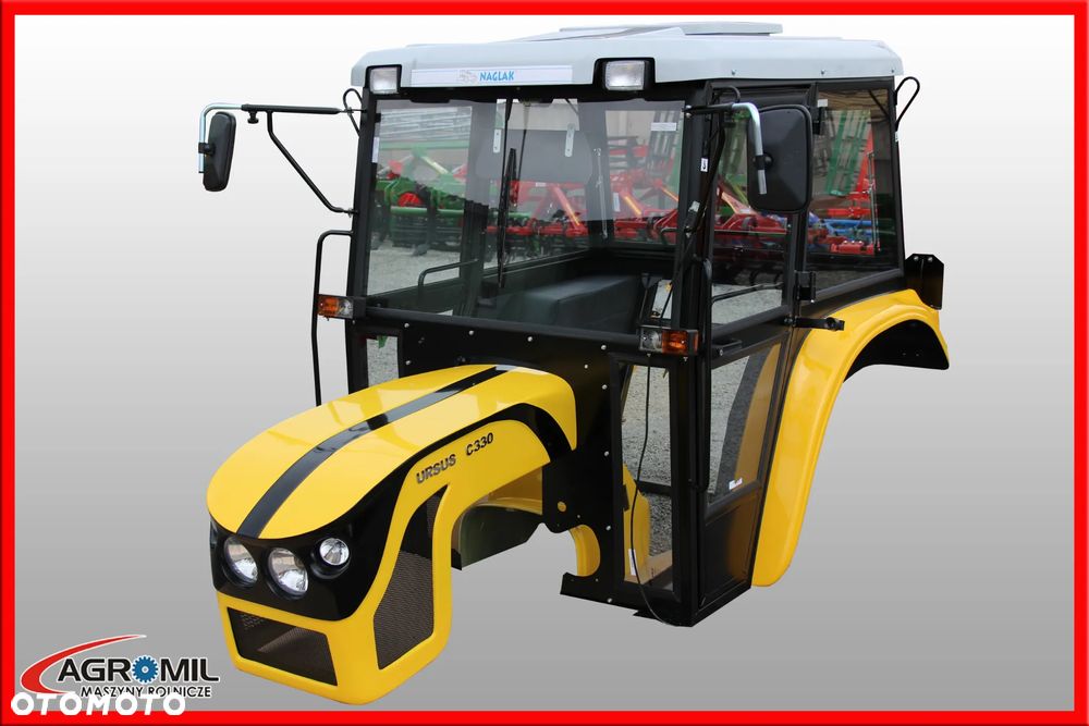 Kabina C330 maska C- 330 Naglak zestaw żółty kabiny maska - 1