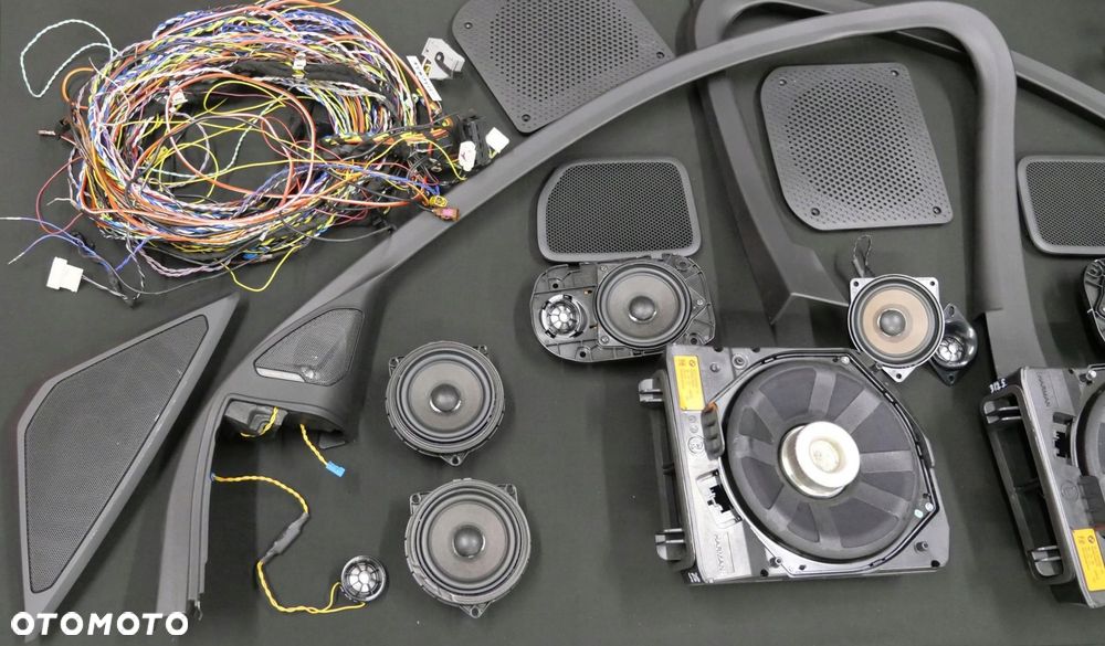 bmw 1 f40 nagłośnienie harman kardon wzmacniacz głośniki wiązka komplet - 2