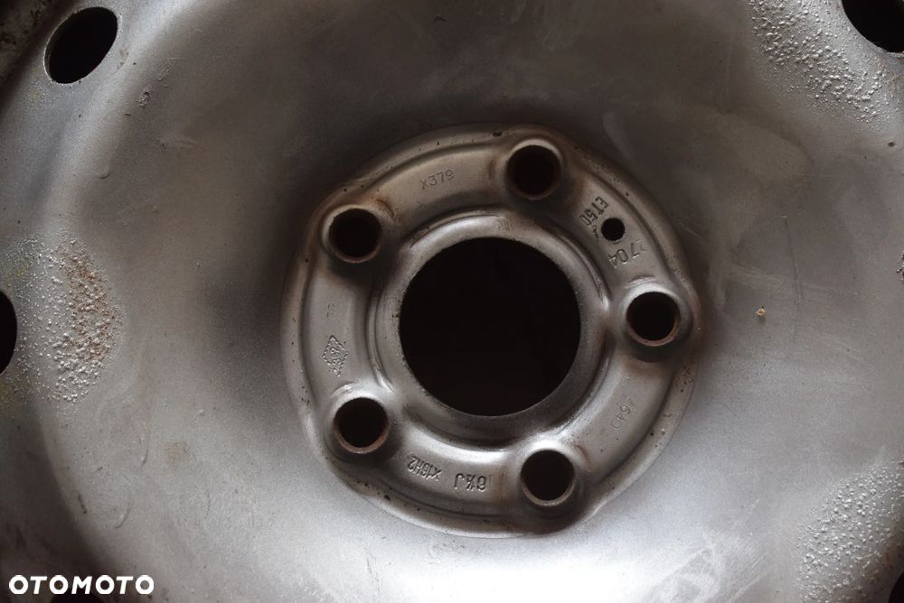 Felgi stalowe stalówki Renault 6,5x16 5x108 R16 16'' ET50 - 6