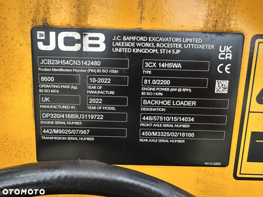 JCB 3CX PLUS AEC 300Mth Salon PL - 26