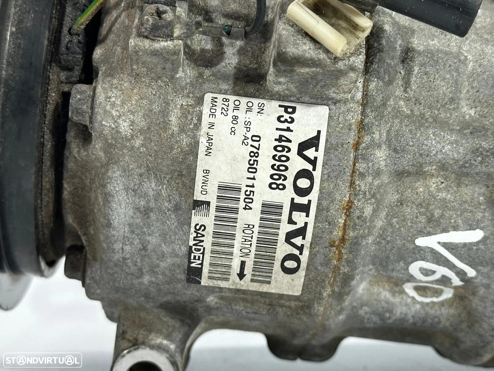 Compressor Ar Condicionado - Volvo V60 (2016) - 6