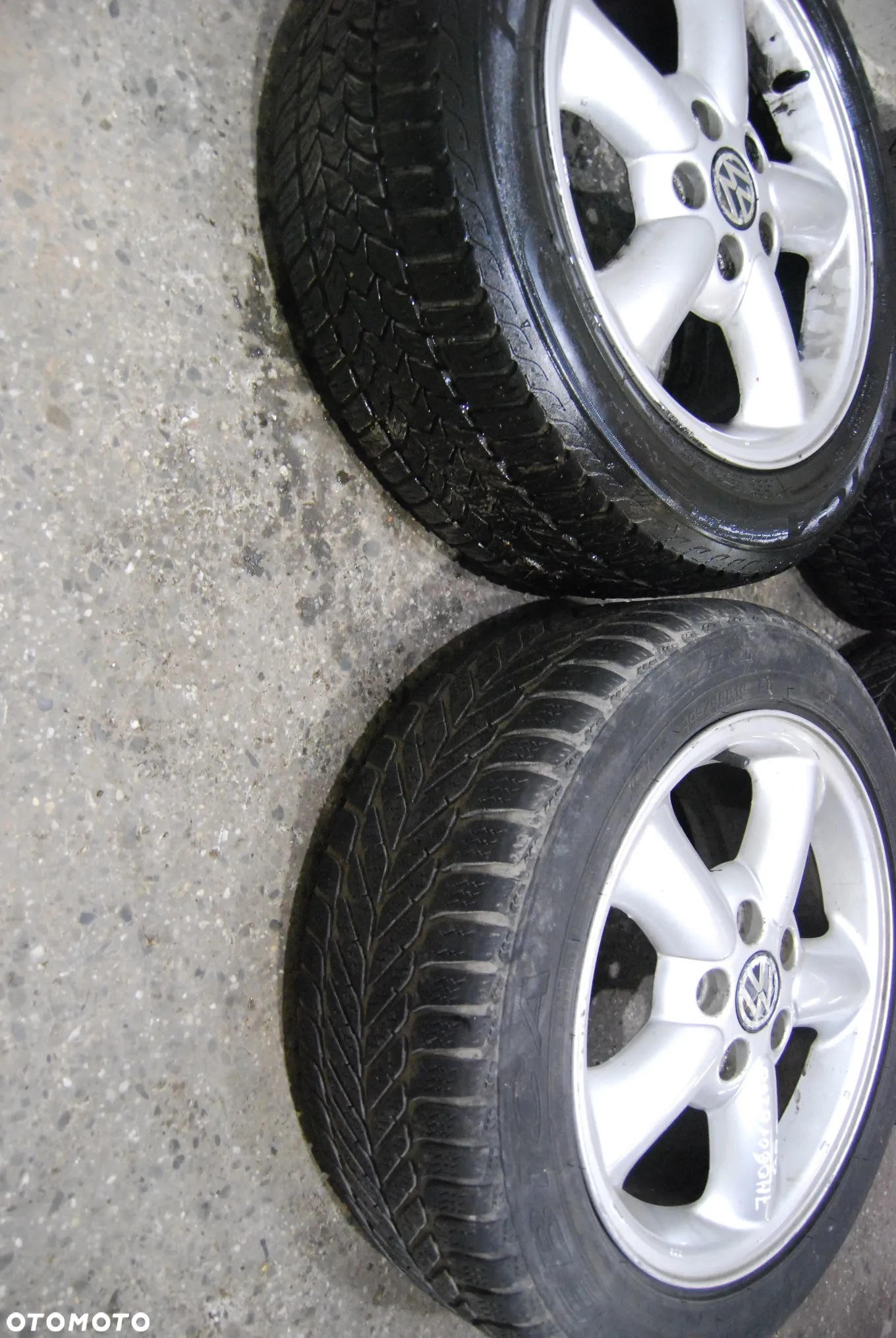 KOŁA FELGI ALUMINIOWE BBS 7M0601025G 5X112 7J ET59 205/55R16 OPONY ZIMOWE VW SHARAN MK I LIFT SEAT SKODA AUDI - 6