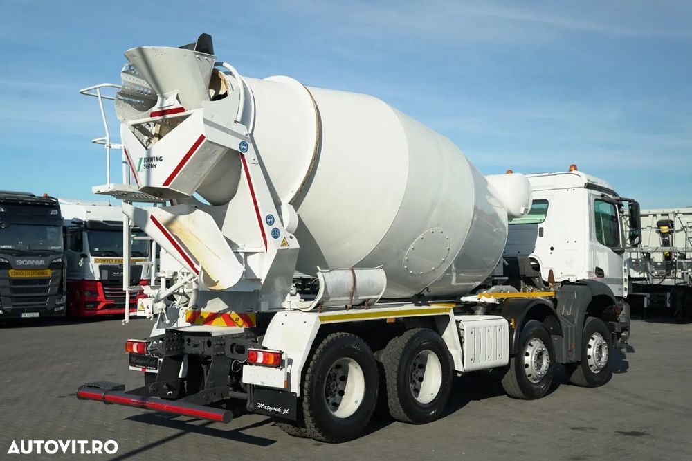 Mercedes-Benz AROCS 3240 / 9M3 BETONIERĂ / 8x4 / BETONIERĂ / AUTOMATĂ / CAMERĂ / - 6
