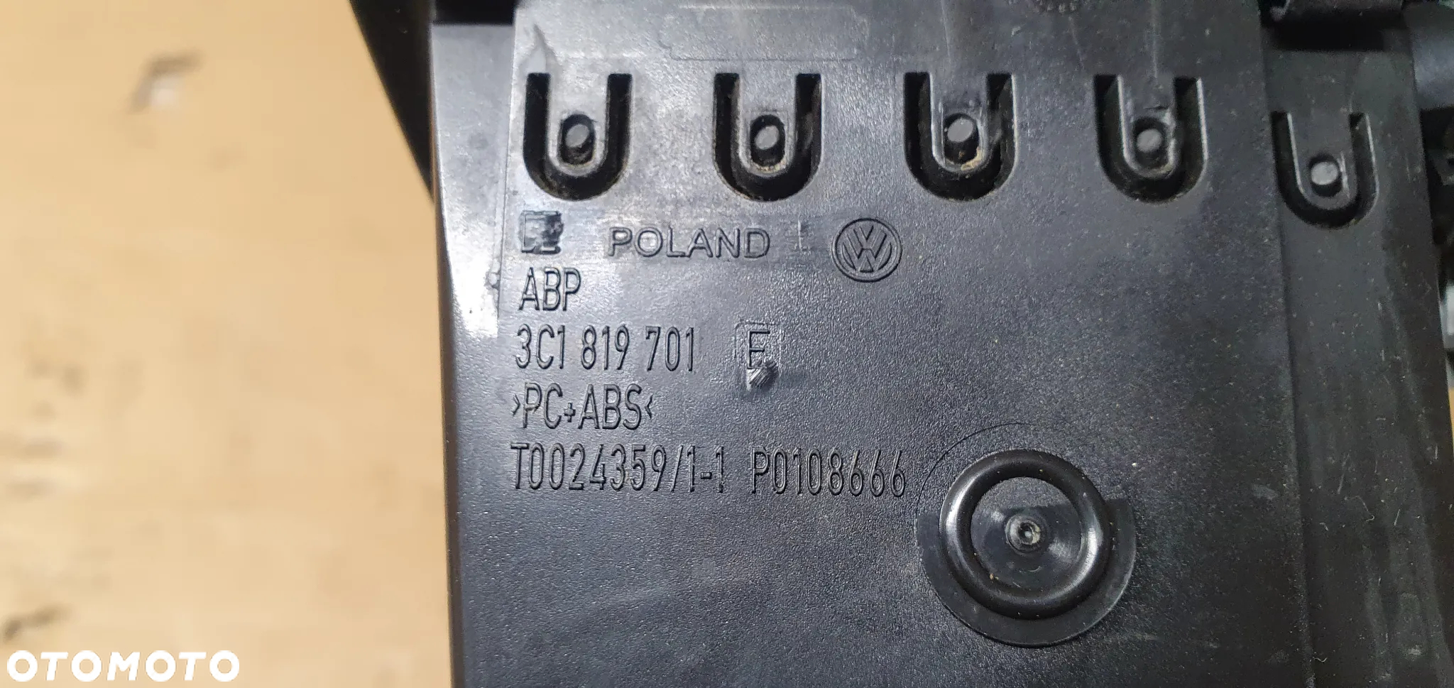 Kratka nawiewu powietrza lewa VW Passat B6 3C1819701F - 5