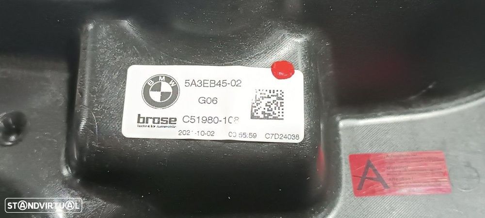 ELEVADOR TRASEIRO ESQUERDO BMW SERIE X6 (G06) XDRIVE 40I - 2