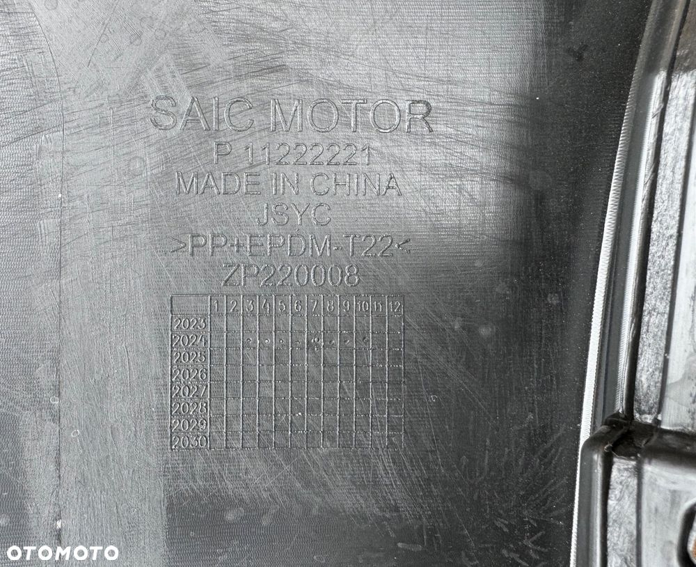 ZDERZAK TYŁ TYLNI MG 3 MG3 3PDC 24+ P11222221 ORYGINAŁ - 10