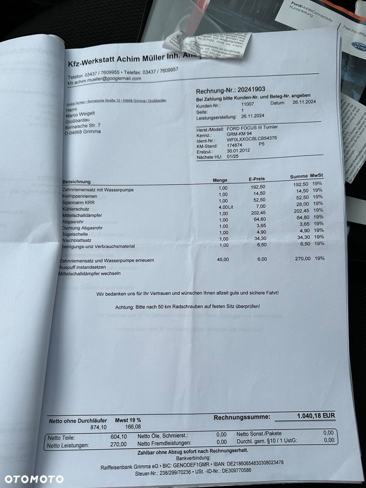 Ford Focus 1.6 TDCi DPF Start-Stopp-System Trend - 36