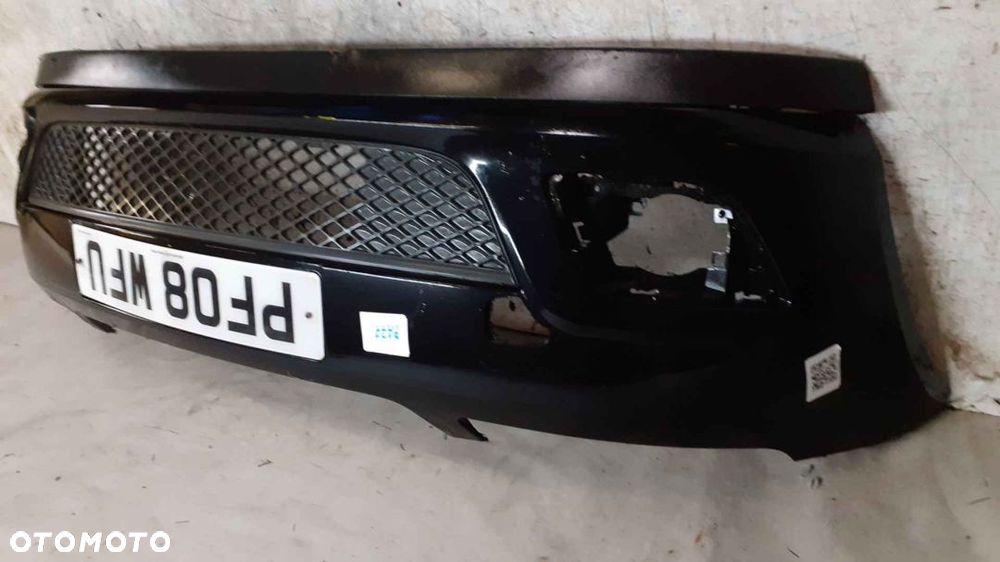 + ZDERZAK PRZÓD PRZEDNI FORD FIESTA MK.6 6 VI LIFT FL D2 CZARNY HALOGENY - 4