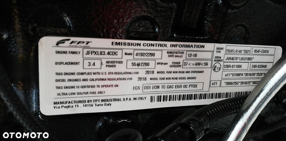 SILNIK PERKINS 854E-E43T CAT C3.4B 31000 netto - 10