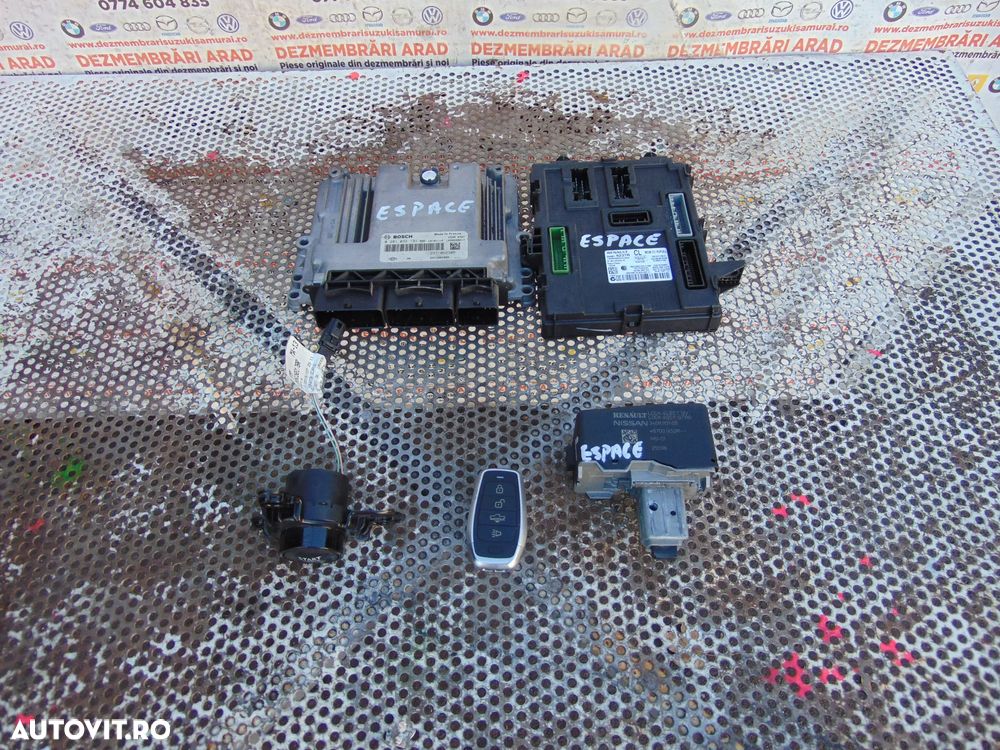 Kit pornire Renault espace 5 motor 1.6 biturbo cutie automata ecu modul - 2