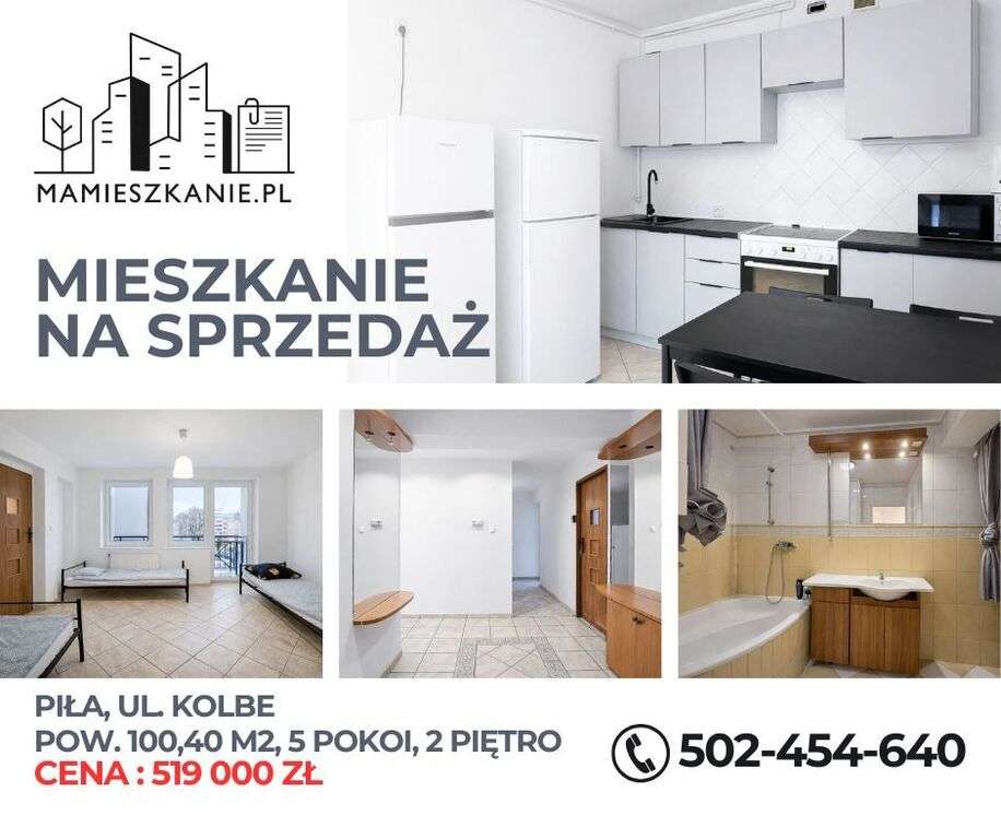 5 pokoi | 100 m² | 2 balkony | 2 piętro