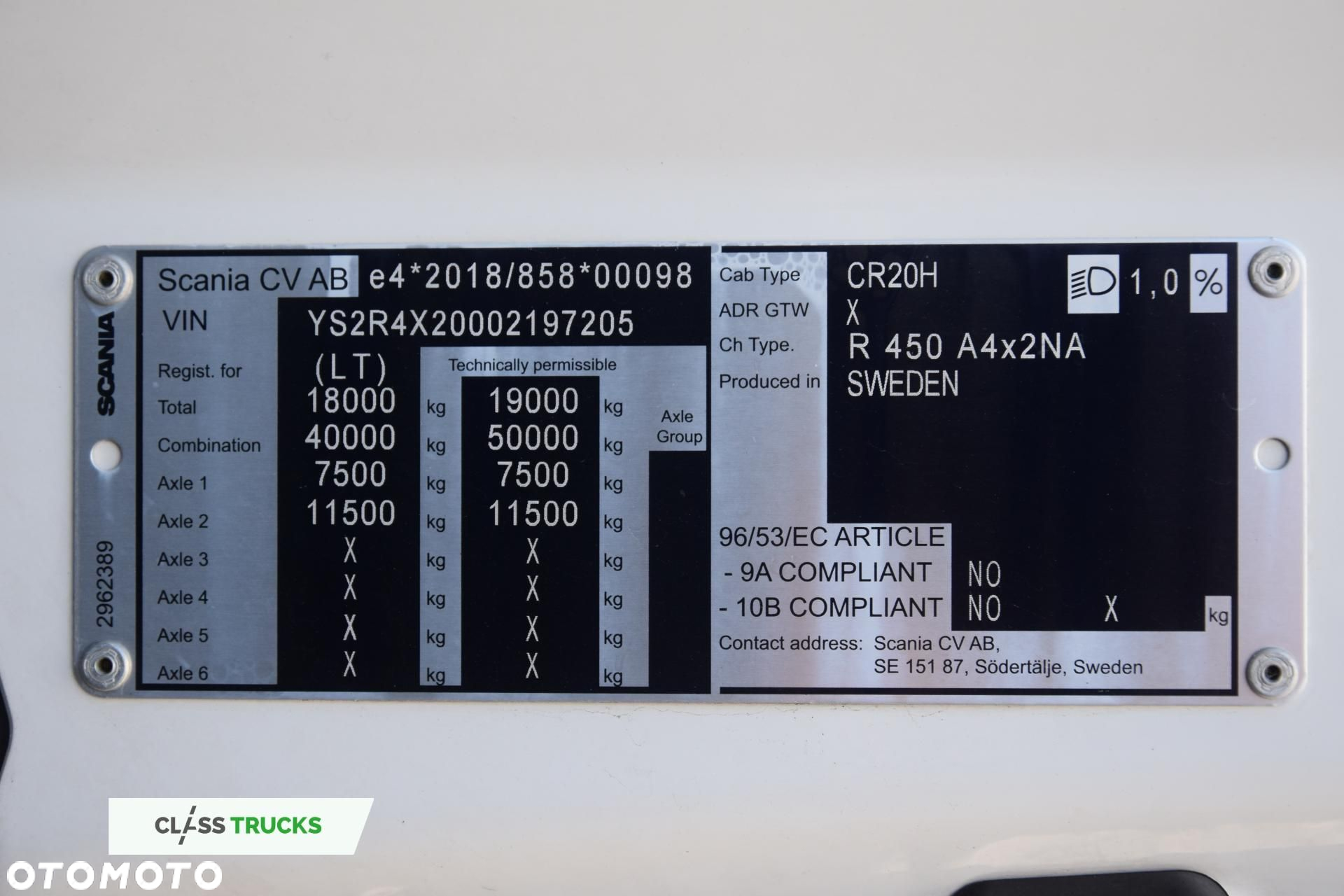 Scania R450 CR20H Retarder ACC - 16