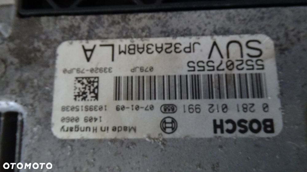 KOMPUTER SILNIKA SUZUKI SX4 1.9DDiS 0281012991 - 2