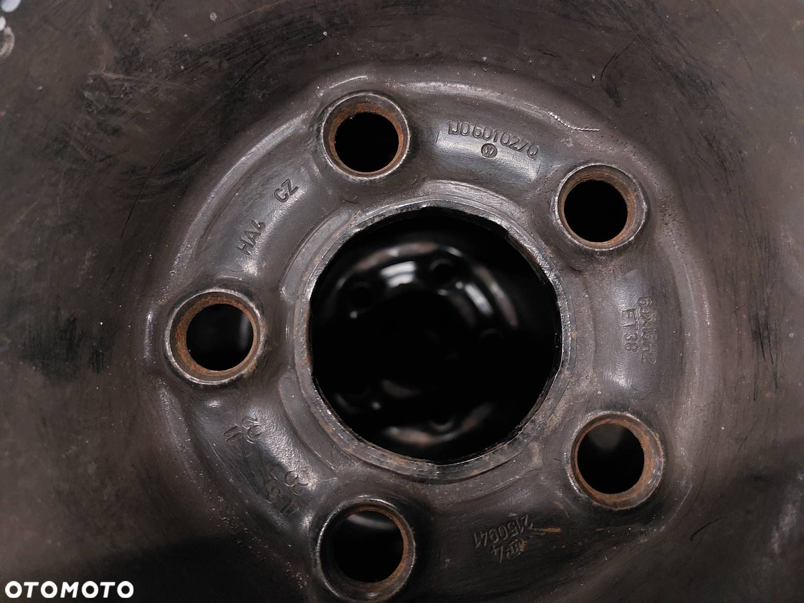 FELGI STALOWE 4 SZT VW GOLF IV 1J0601027Q 5X100 6Jx15 ET38 FI57,1 - 7