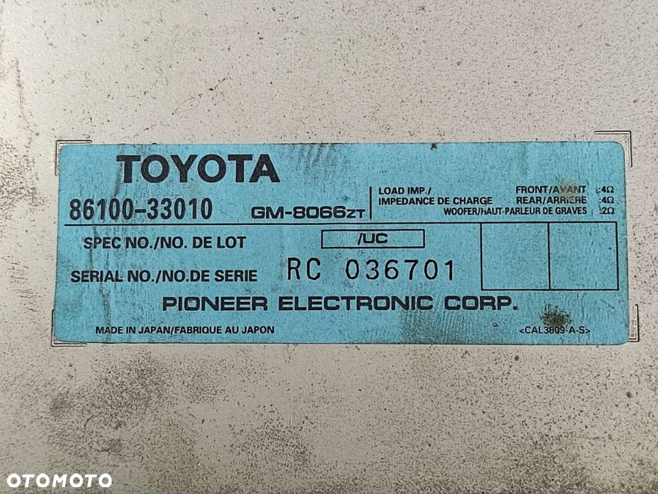 LEXUS ES Wzmacniacz Stereo - 15