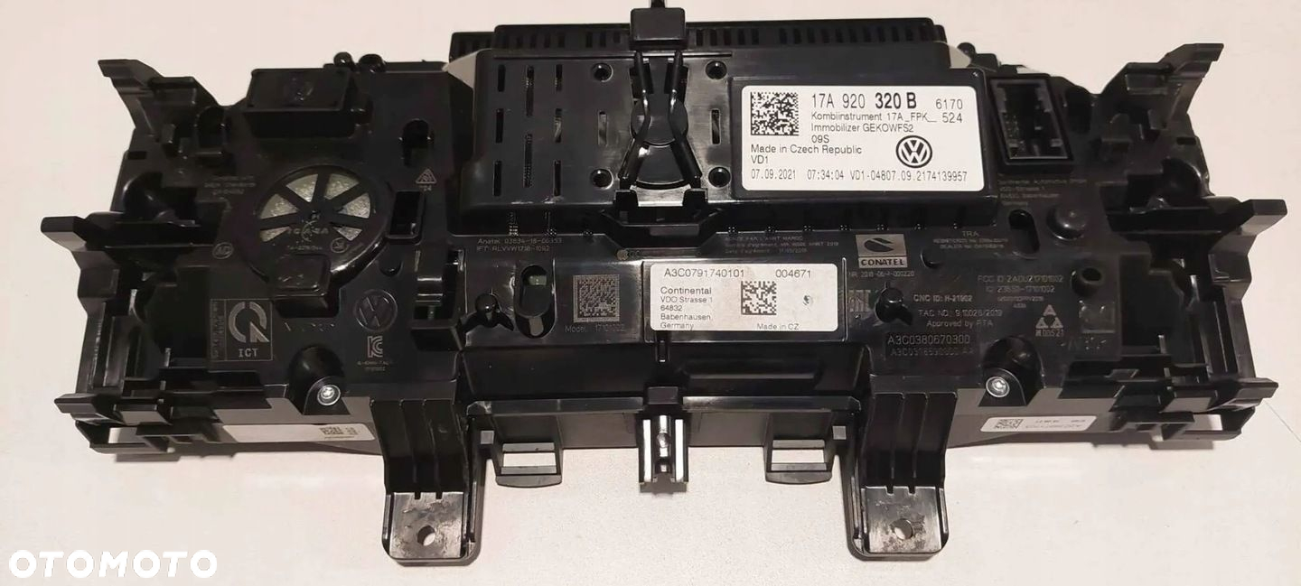 VW T-ROC 2021 1.5 TSI AUTOMAT LICZNIK ZEGARY 17A920320B - 2