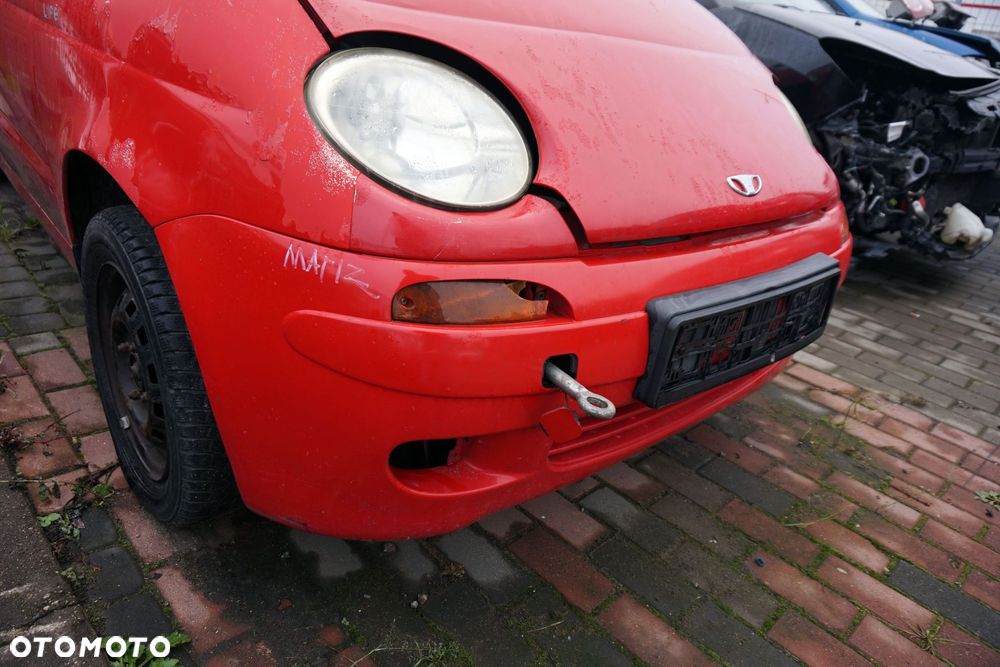 MASKA ZDERZAK BŁOTNIKI LAMPY MATIZ M100  DAEWOO 1998-2007 CZERWONY PRZÓD KOMPLETNY - 25