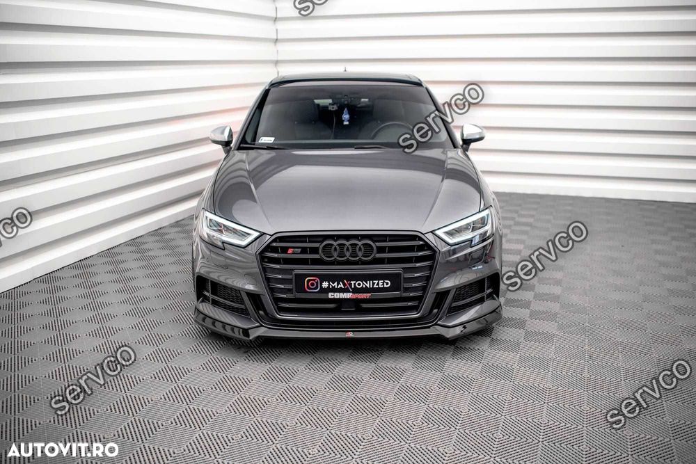Prelungire bara fata Audi S3 Sportback 8V 2016-2019 v17 Maxton Design - 2
