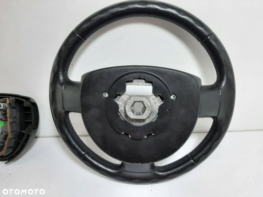 FORD FIESTA MK5/MK6 LIFT 06R KIEROWNICA SKORA PODUSZKA AIRBAG 6S6A-A042B85 - 9