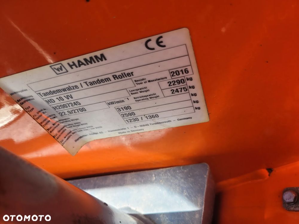 Hamm HD 10 VV - 15