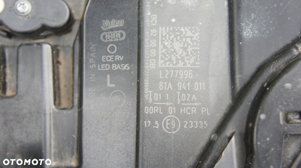 PRZEDNIA LEWA LAMPA AUDI Q2 81A LED LIFT - 4
