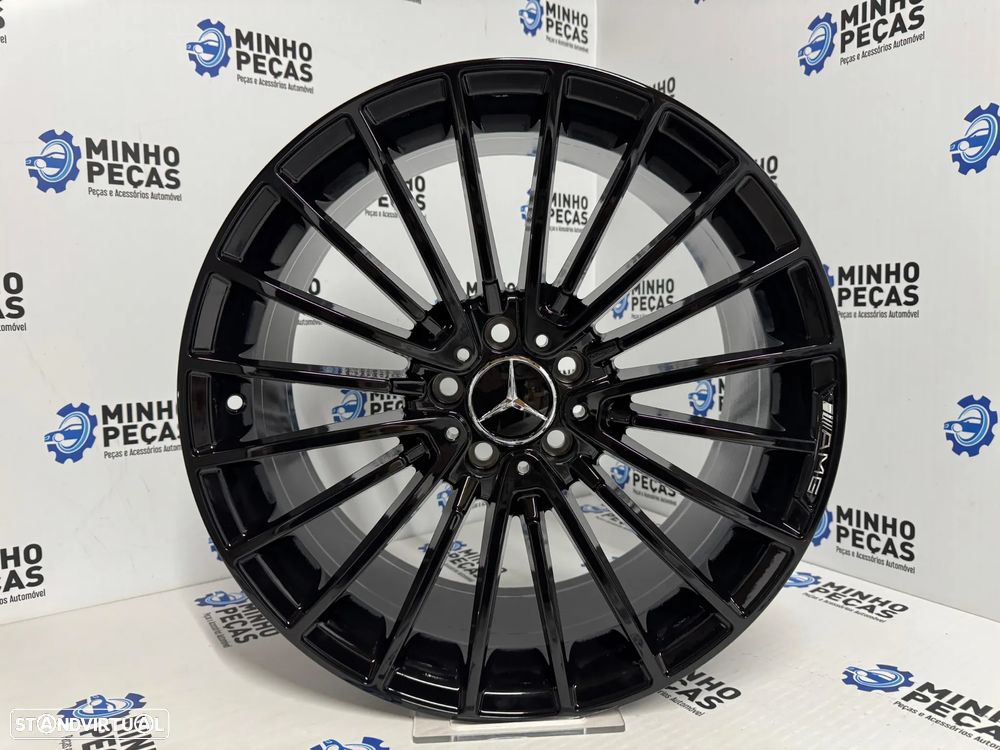 Jantes Mercedes AMG em 19 (5x112) preto brilho - 7