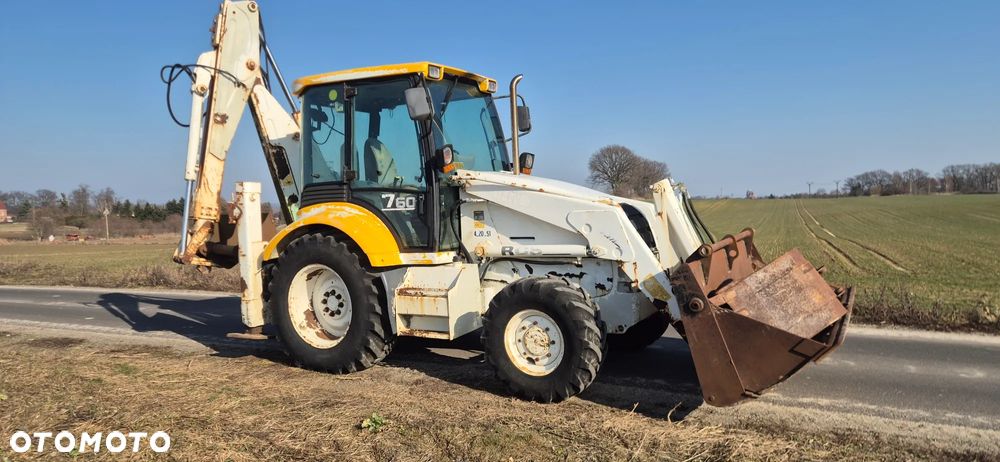 Fermec terex case 760, 3 łyżki , widły, - 2