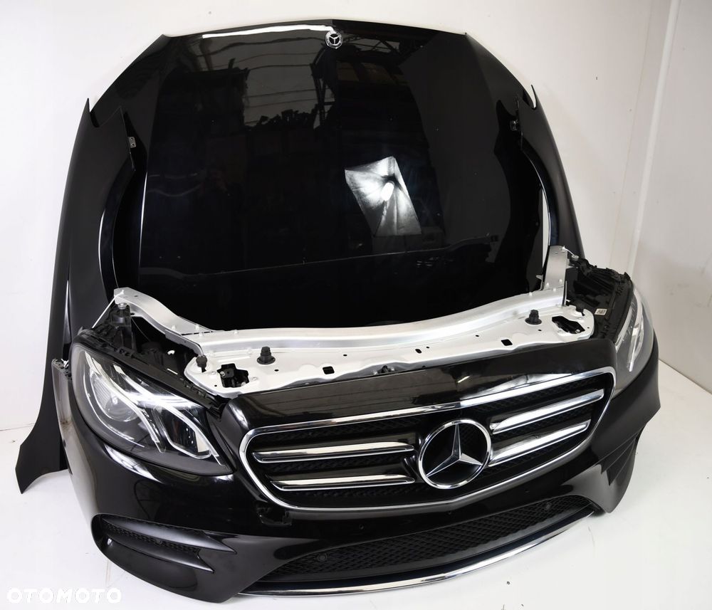 MERCEDES W213 AMG PRZÓD MASKA ZDERZAK CHŁODNICE LAMPY PRZEDNIE BŁOTNIKI PAS - 3