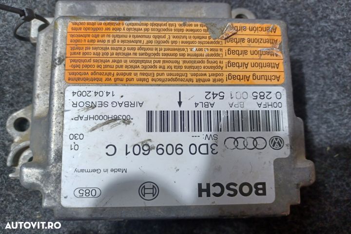 Calculator airbag 3D0909601C MX1253 Volkswagen VW Touareg - 4