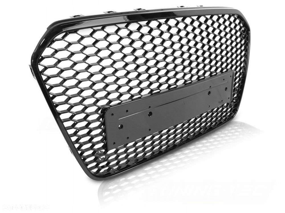 Atrapa Grill Kratka Tuning Black Glossy R S6 Look Audi A6 C7 4g 0 2011-2014 - 1
