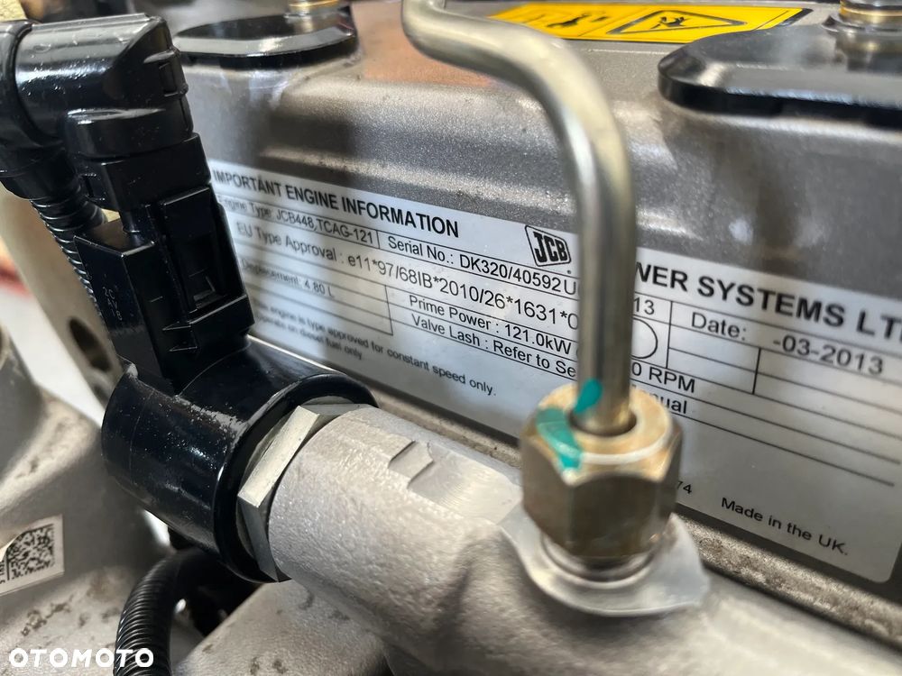 SŁUPEK SILNIKA JCB 448 ECOMAX TCAG-121 4,8L 121 KW 16259netto - 12