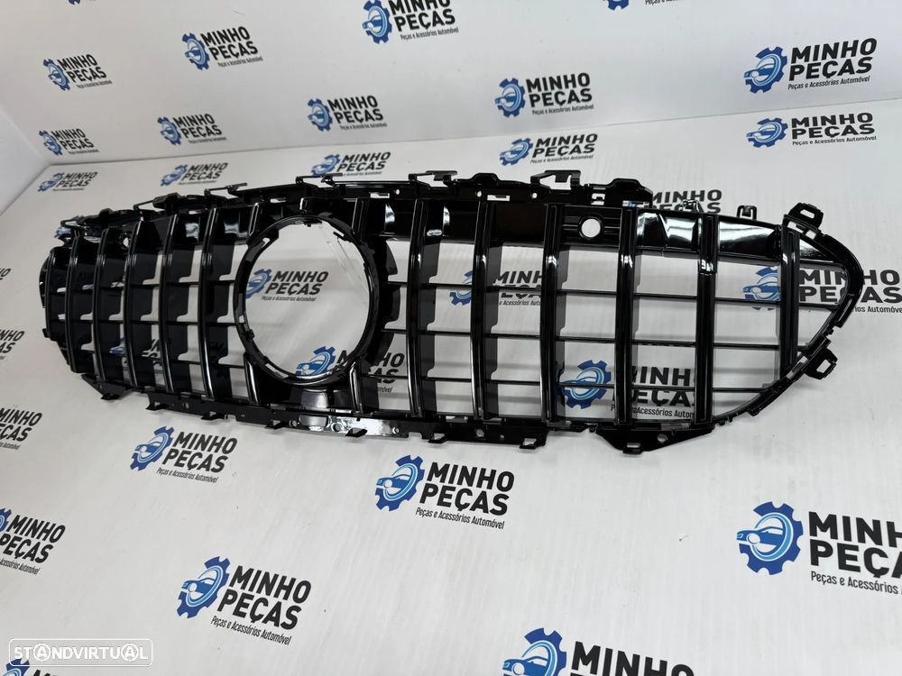 Grelha Frontal Mercedes Class CLS (W257) GTR Preto Brilho - 3