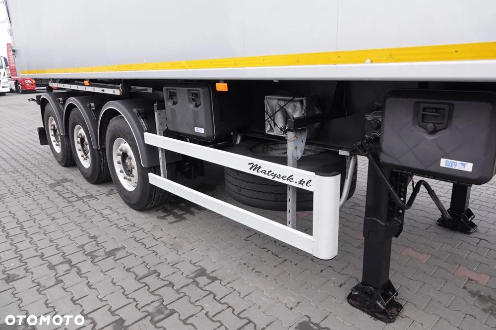 Janmil WYWROTKA / 42 m3 / TYŁ KLAPA / SAF / OŚ PODNOSZONA / ALUFELGI / 2017 ROK - 8