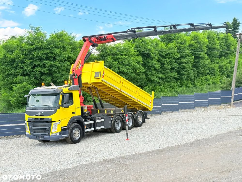 Volvo * Volvo FM 380 * Kiper Wywrotka * 8x4 * Kran Palfinger PK 27001-EH * Sprowadzony * - 25