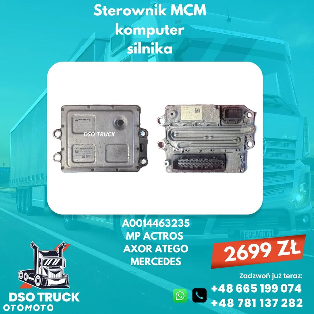 A0014463235 Sterownik MCM komputer silnika MP ACTROS AXOR ATEGO - 1