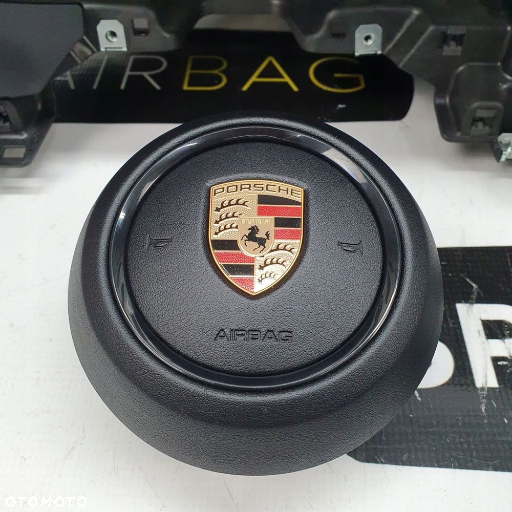 PORSCHE TARGA DESKA ROZDZIELCZA KONSOLA KOKPIT PULPIT PODUSZKI AIRBAG AIR BAG PASY KIT SET - 7